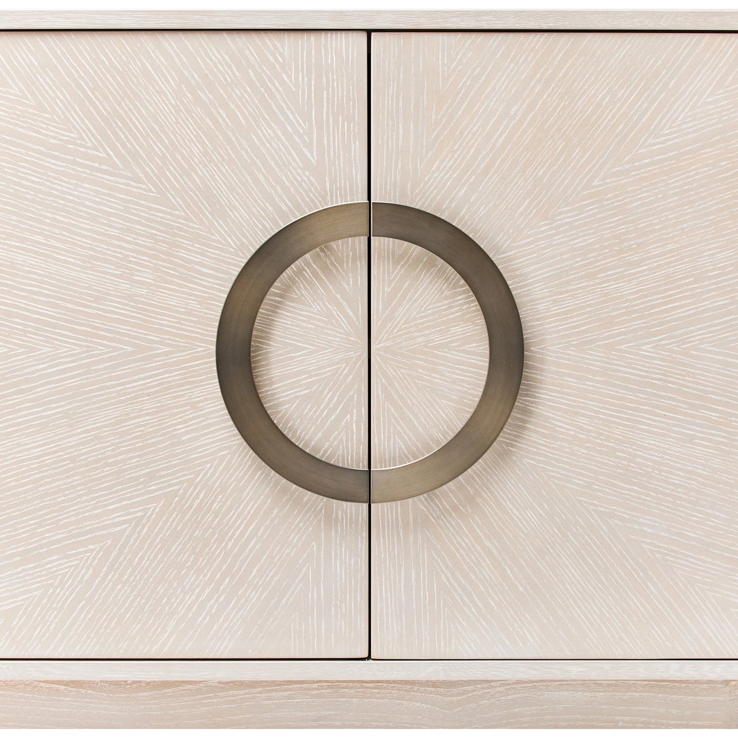 004 SI-2122705 | Additional Silo | Cabot Credenza by Interlude Home in cliffside grey, brushed steel. Made from oak, steel in a modern style.