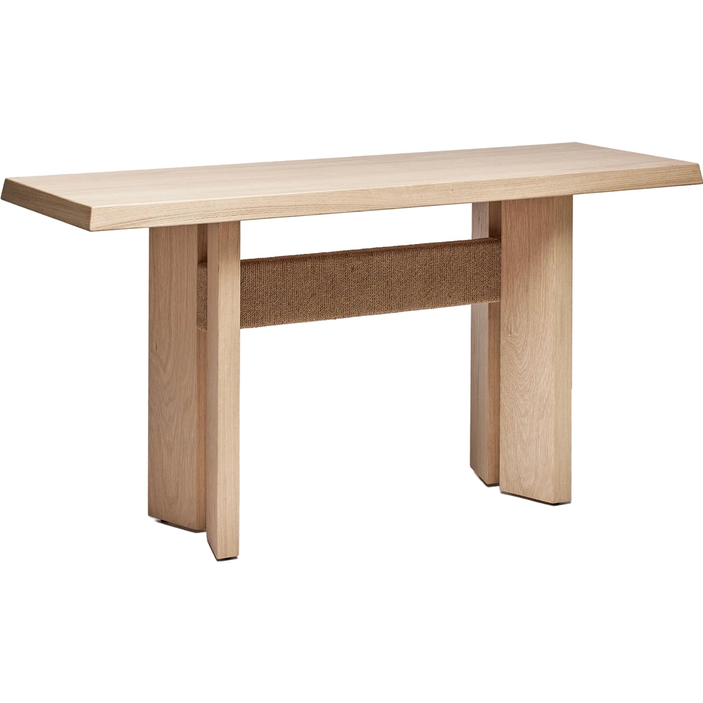 001 SI-2130782 | Primary Silo | Lummus Console Table by Interlude Home in pale natural. Made from oak in a modern style.