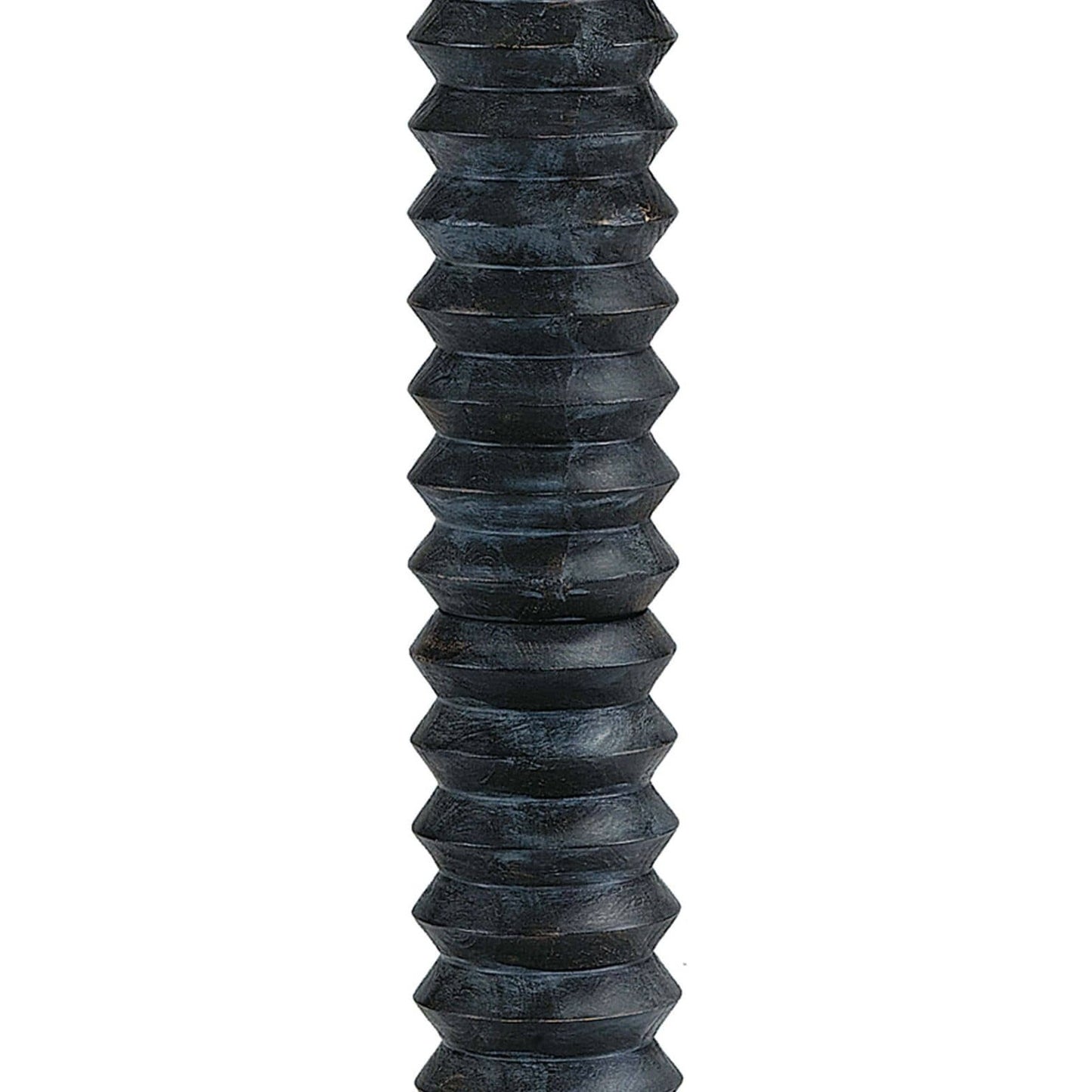 004 S-286676 | Additional Silo | Accordion Floor Lamp by Regina Andrew in ebony and ebony. Made from paulownia wood in a modern style.