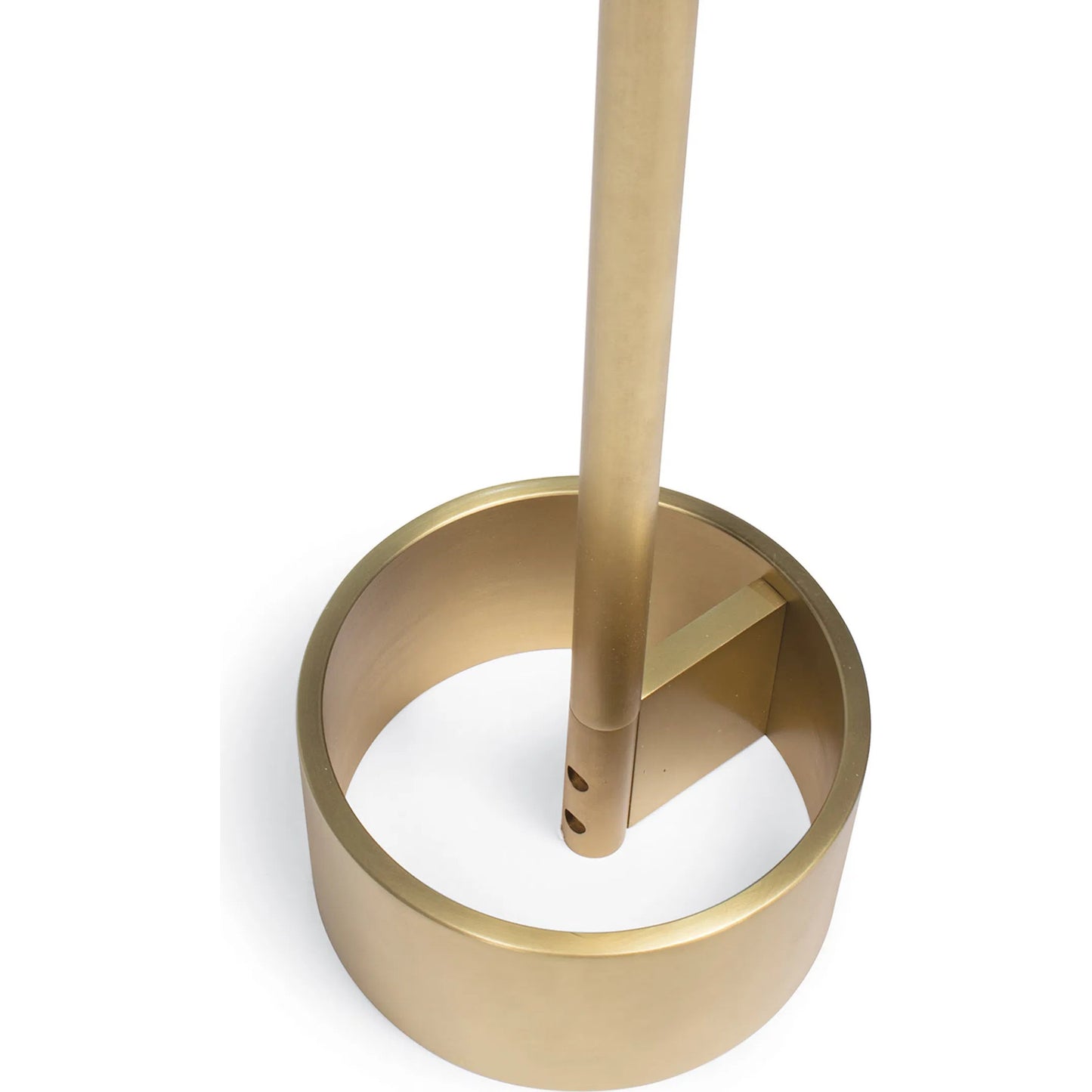 006 S-286918 | Closeup | Geo Rectangle Floor Lamp by Regina Andrew in brass and natural brass. Made from steel in a modern style.