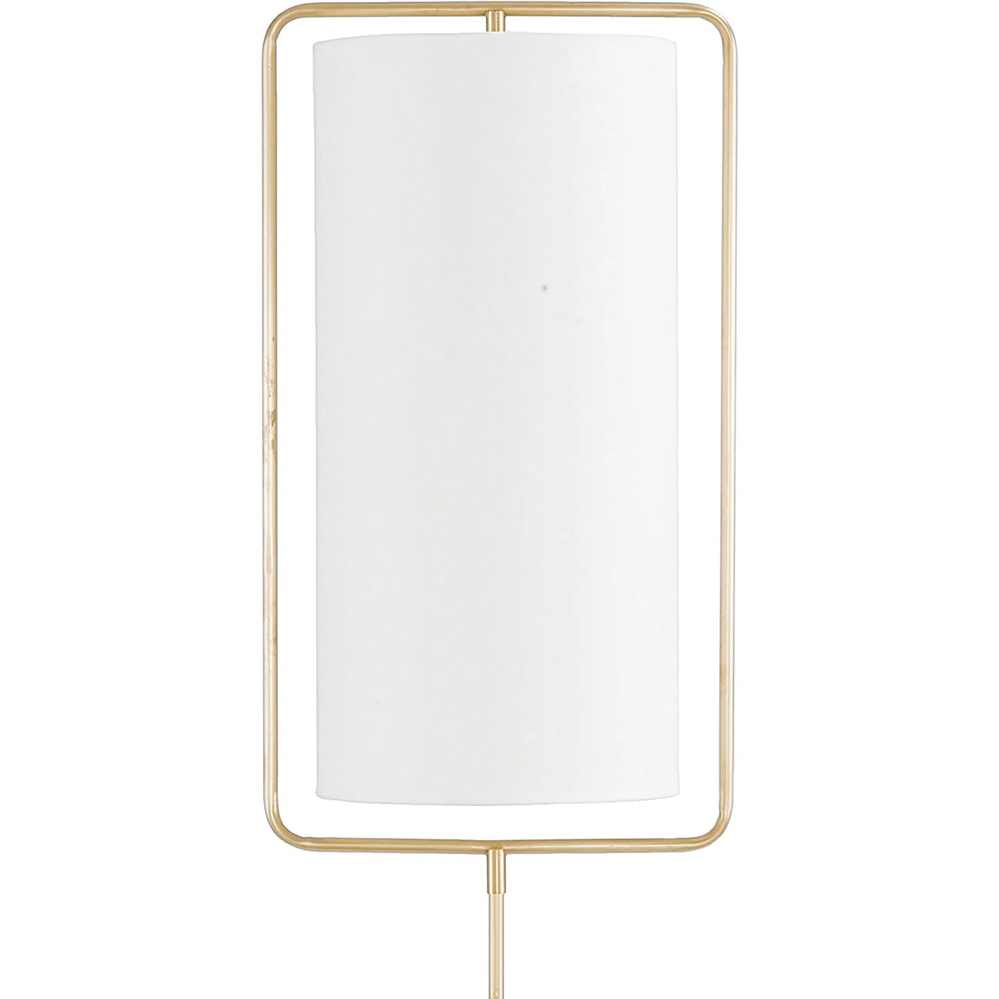 003 S-286918 | Closeup | Geo Rectangle Floor Lamp by Regina Andrew in brass and natural brass. Made from steel in a modern style.