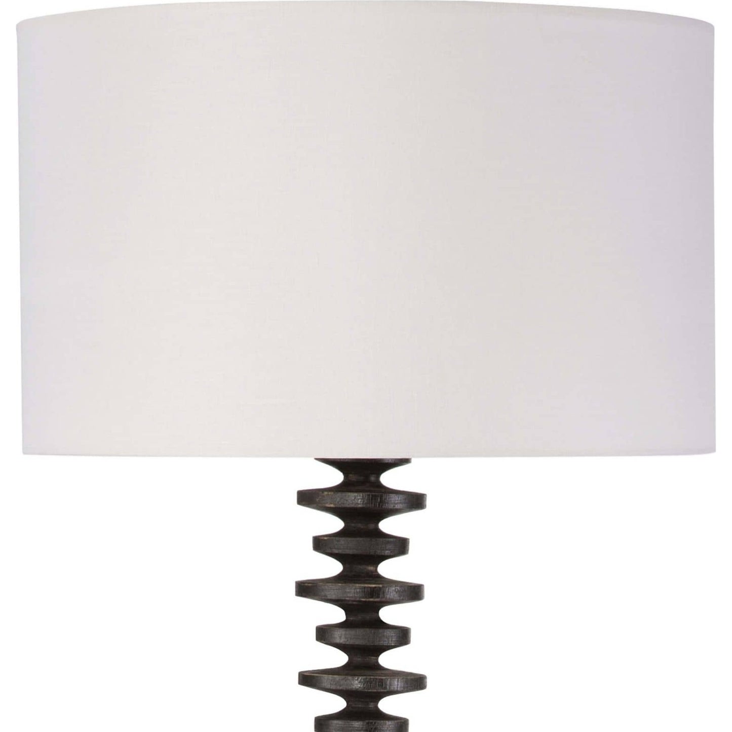 003 S-286901 | Additional Silo | Fishbone Floor Lamp by Regina Andrew in ebony and ebony. Made from birch wood in a cottage & farmhouse style.