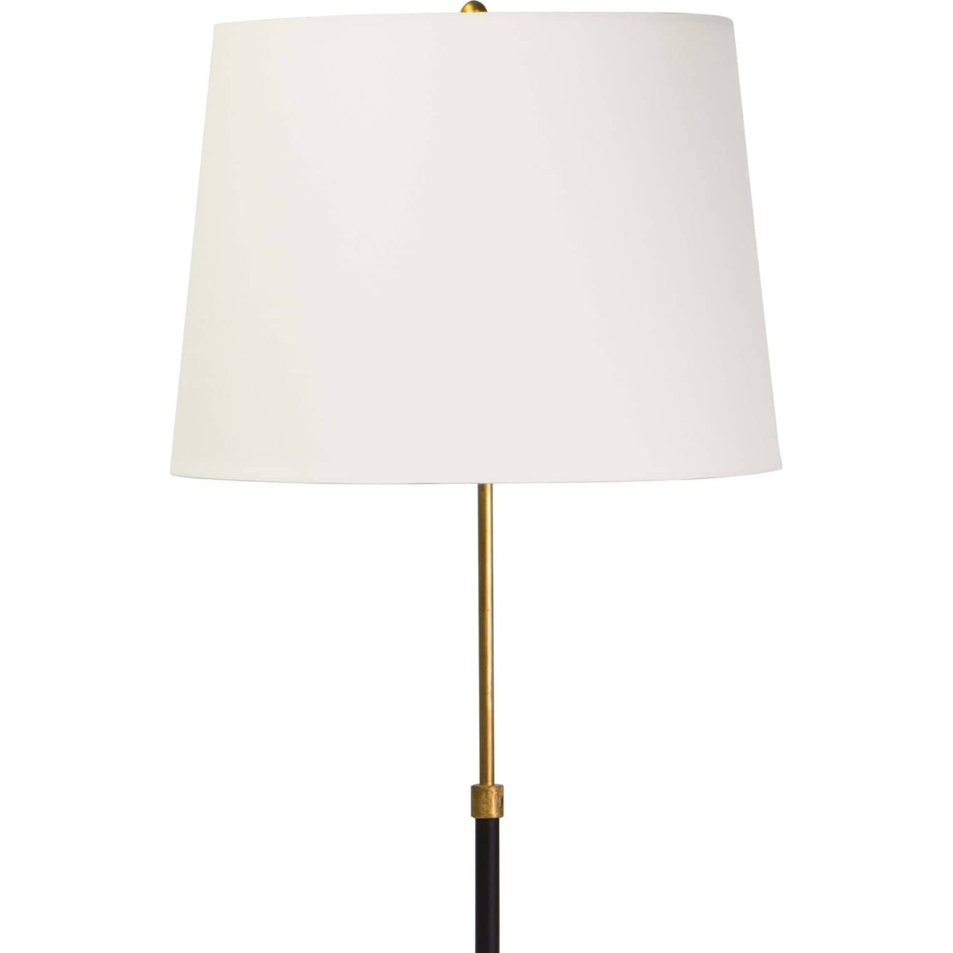 Parasol Floor Lamp by Regina Andrew in gold and gold leaf. Made from aluminum in a modern style.