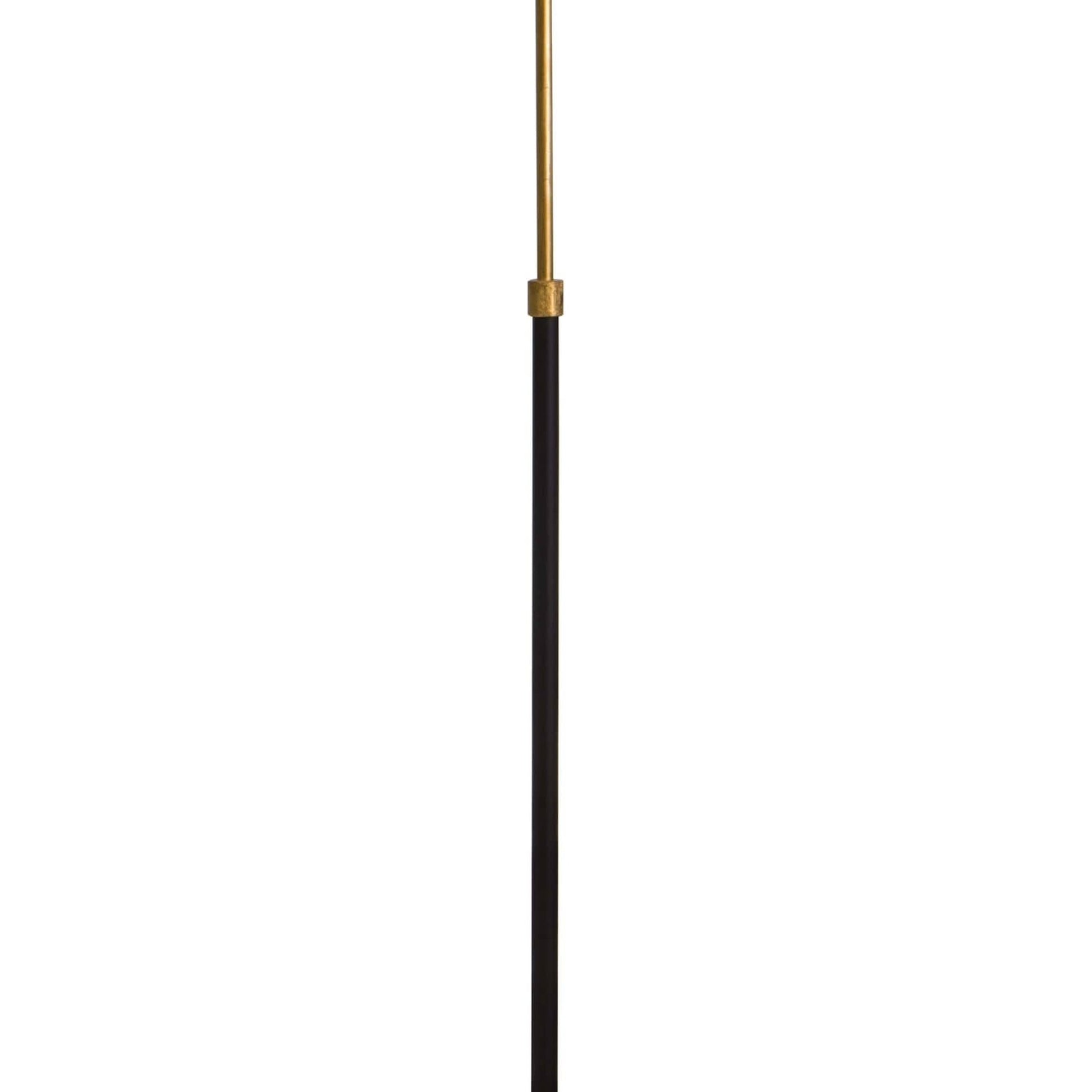 Parasol Floor Lamp by Regina Andrew in gold and gold leaf. Made from aluminum in a modern style.