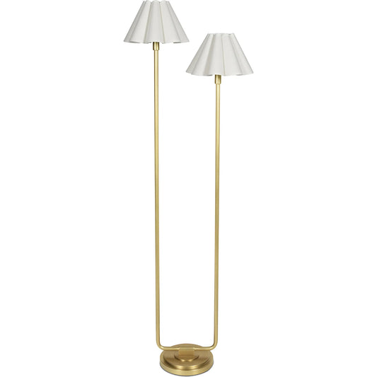 Polly Floor Lamp, White by Regina Andrew. Made from steel in a modern style.