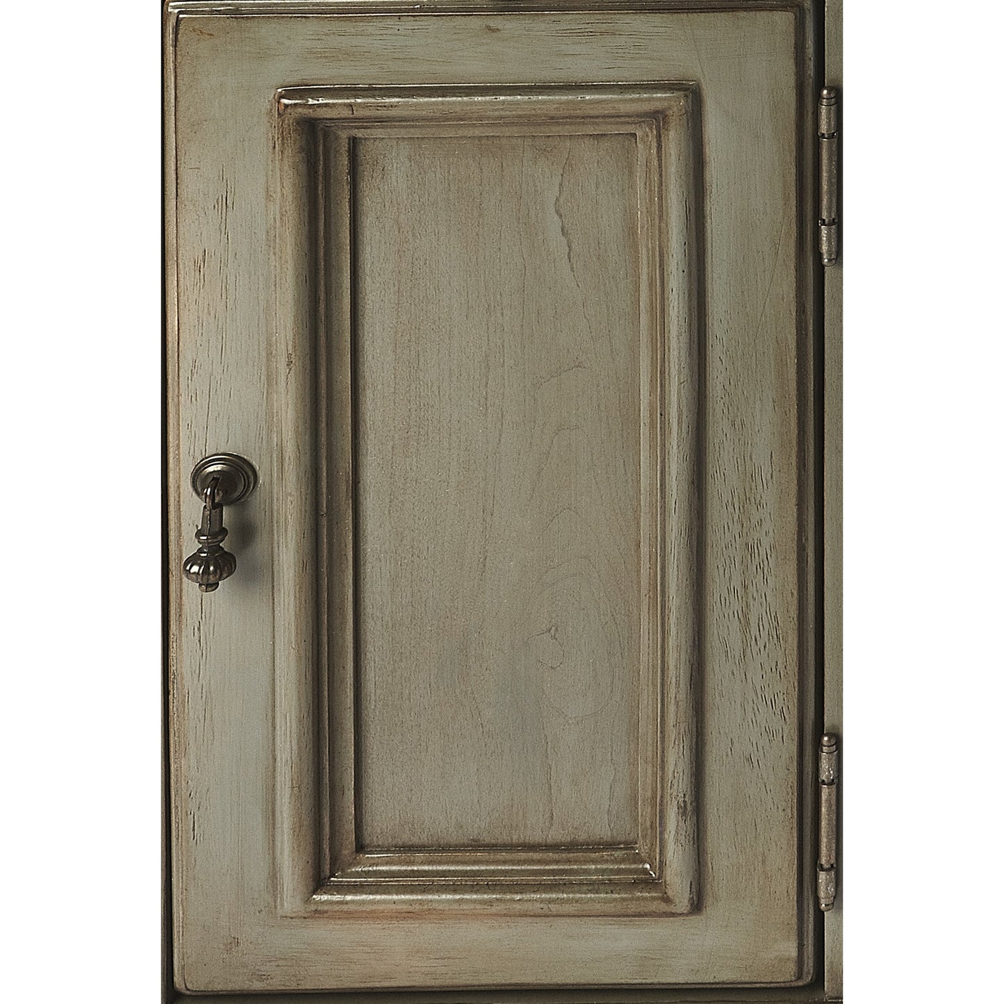 004 S-259924 | Additional Silo | Harling End Table by Butler Specialty Company in gray and silver satin. Made from poplar hardwood solids, mdf, cherry veneer in a cottage & farmhouse style.