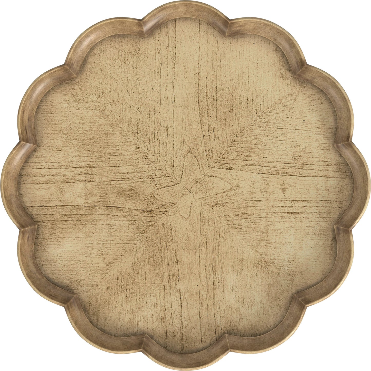 004 SI-2021922 | Additional Silo | Dansby Pedestal Accent Table by Butler Specialty Company in beige and antique beige. Made from rubberwood: 50%, oak veneers: 25%, mdf: 20%, resin: 5% in a cottage & farmhouse style.