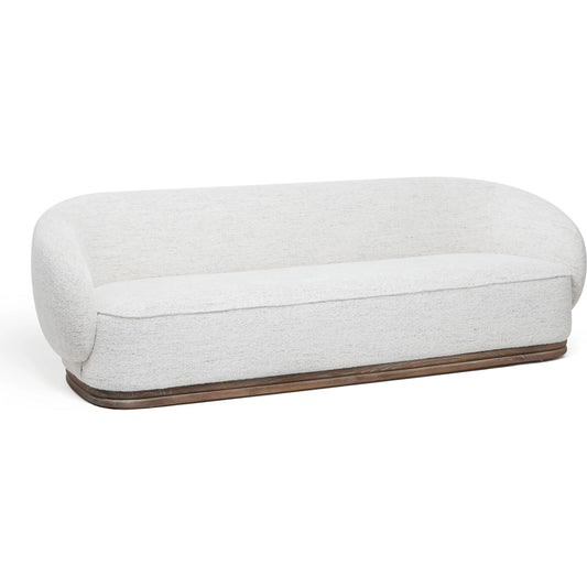 Sloane Sofa by Interlude Home in maya jade and autumn brown. Made from ashwood, textured loom in a transitional style.