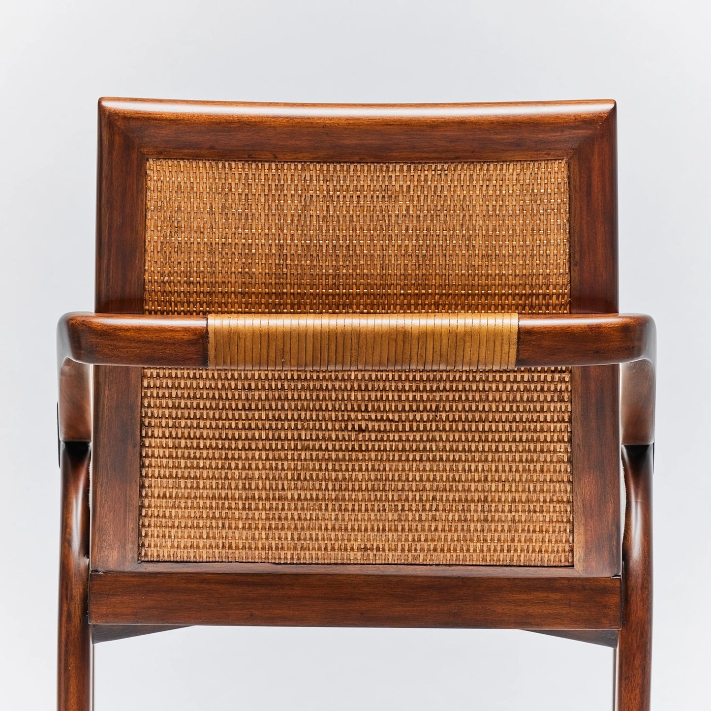 009 SI-2122846 | Additional Silo | Delray Counter Stool by Interlude Home. Made from mahogany, rattan, leather, metal, flax weave in a cottage & farmhouse style.
