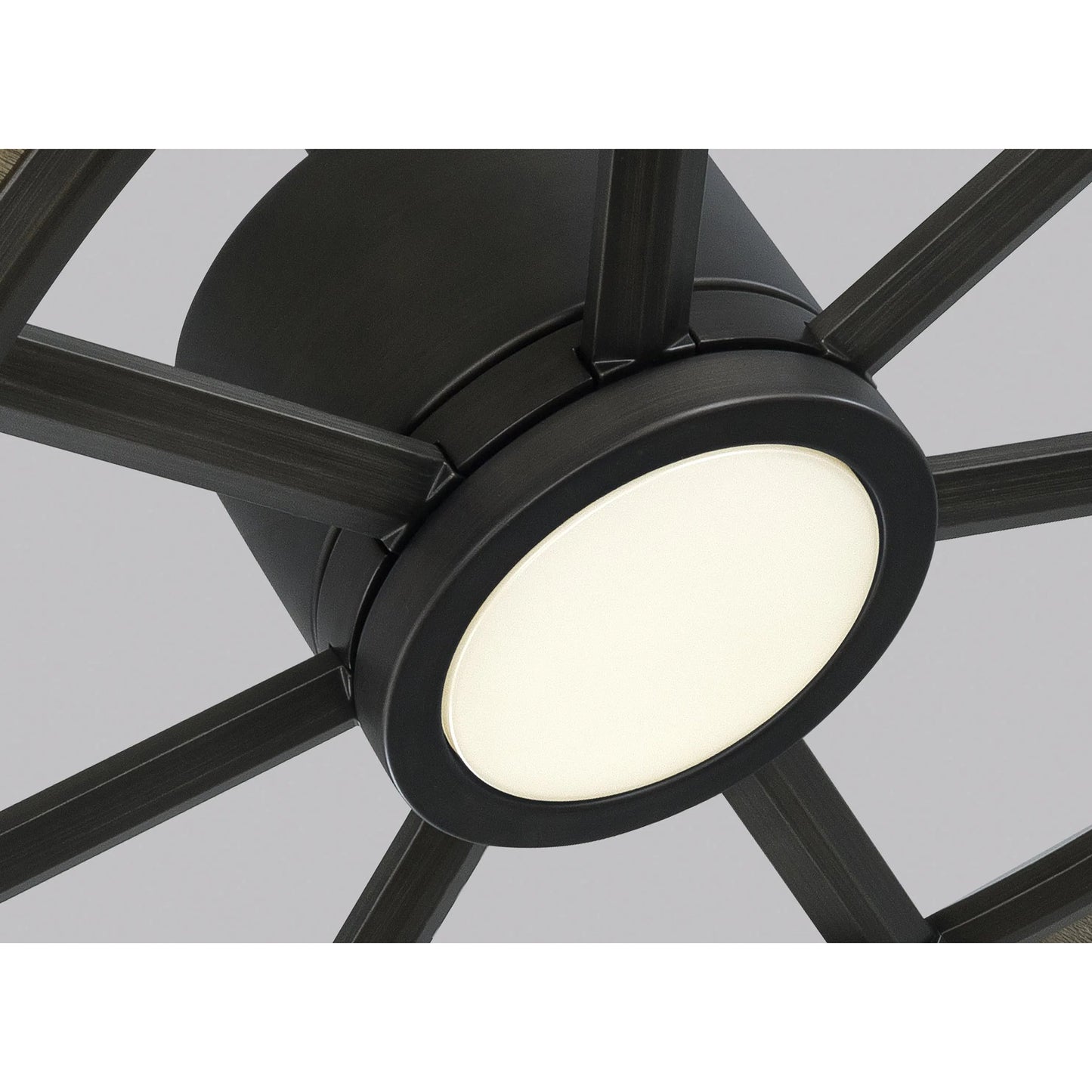 007 S-283763 | Closeup | Prairie Fan by Monte Carlo in aged pewter. Made from steel in a modern style.