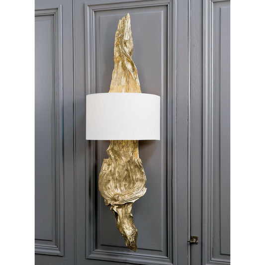 Driftwood Sconce by Regina Andrew. Made from resin in a modern style.