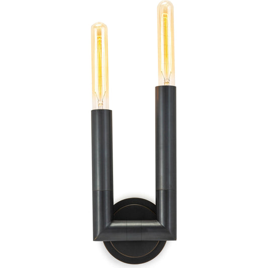 Wolfe Sconce by Regina Andrew. Made from steel in a modern style.