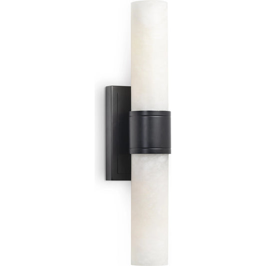 Emmett Sconce by Regina Andrew in natural stone. Made from alabaster in a modern style.
