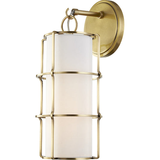 Sovereign Wall Sconce by Hudson Valley. Made from steel in a modern style.