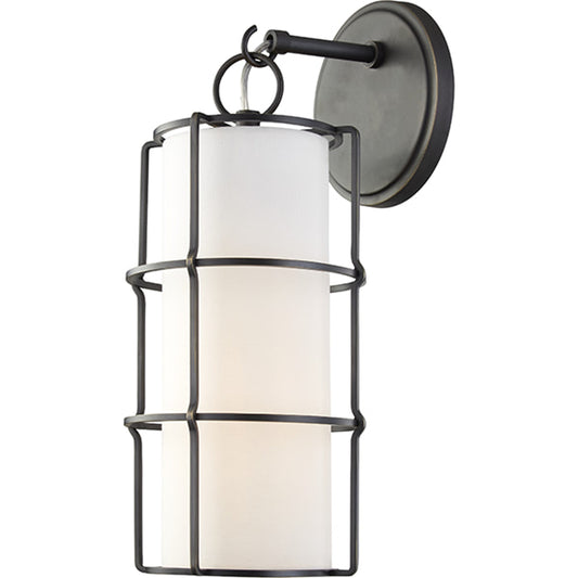 Sovereign Wall Sconce by Hudson Valley. Made from steel in a modern style.