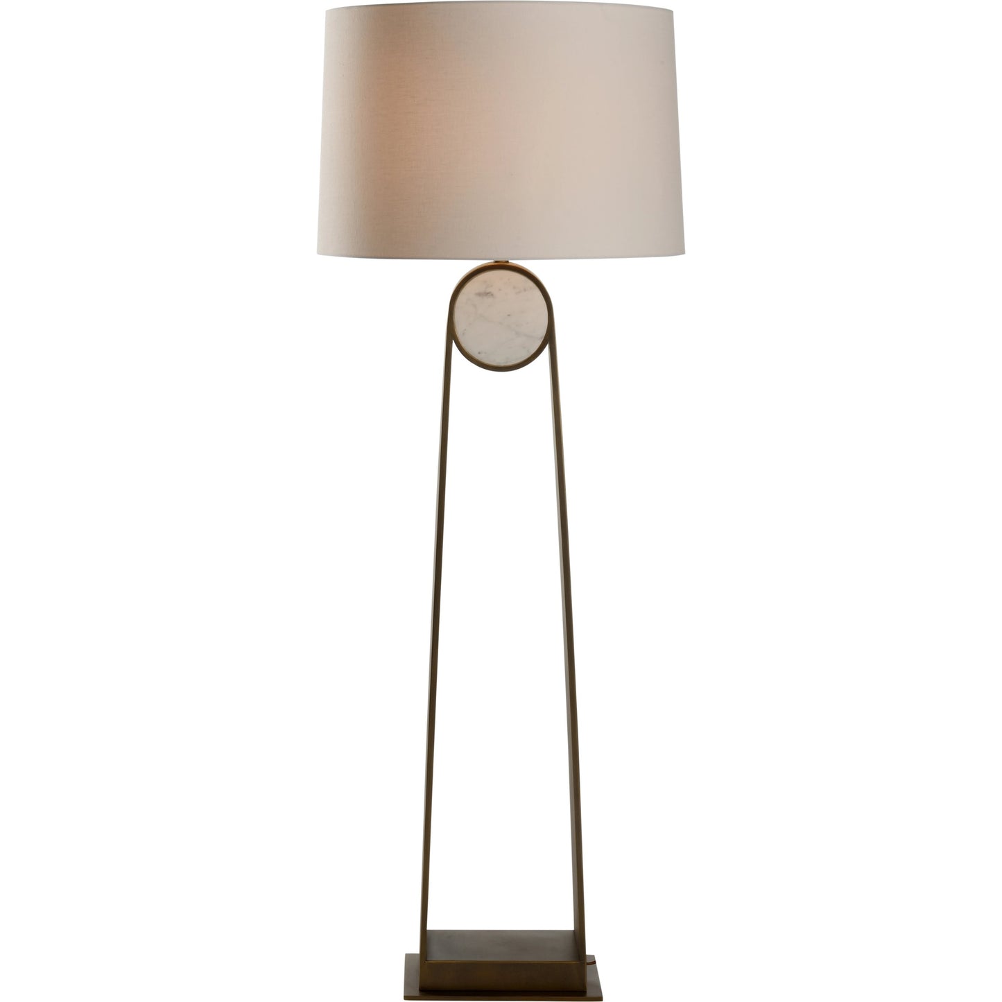 002 SI-2104307 | Additional Silo | Emmons Floor Lamp by Wildwood in natural white, bronze. Made from unique in a modern style.
