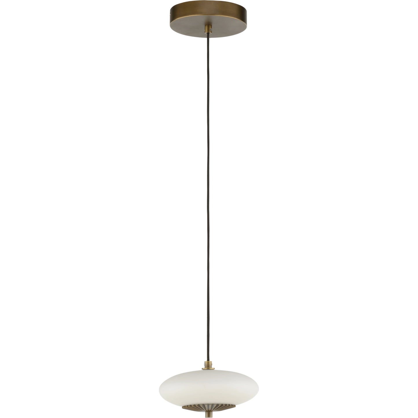 002 SI-2104309 | Additional Silo | Collier Pendant by Wildwood in antique brass, milk. Made from unique in a modern style.