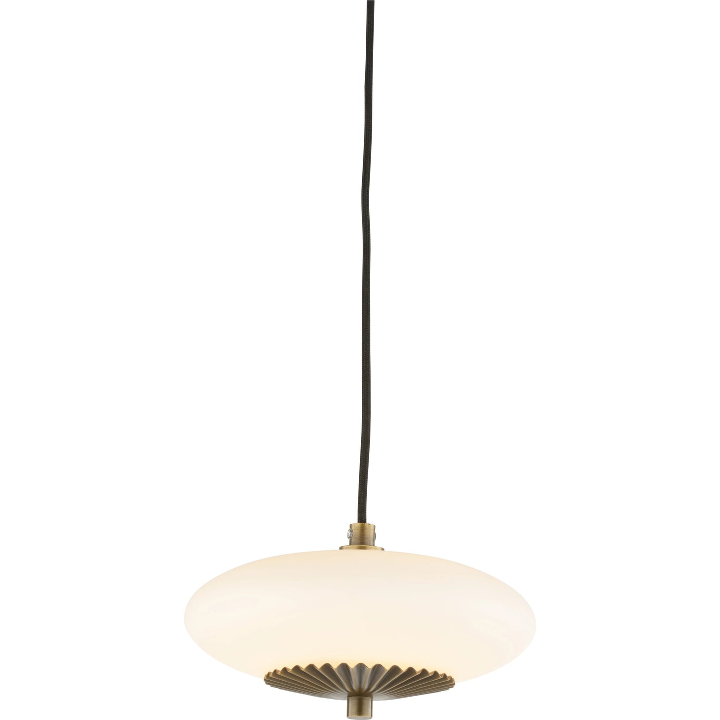 003 SI-2104309 | Additional Silo | Collier Pendant by Wildwood in antique brass, milk. Made from unique in a modern style.