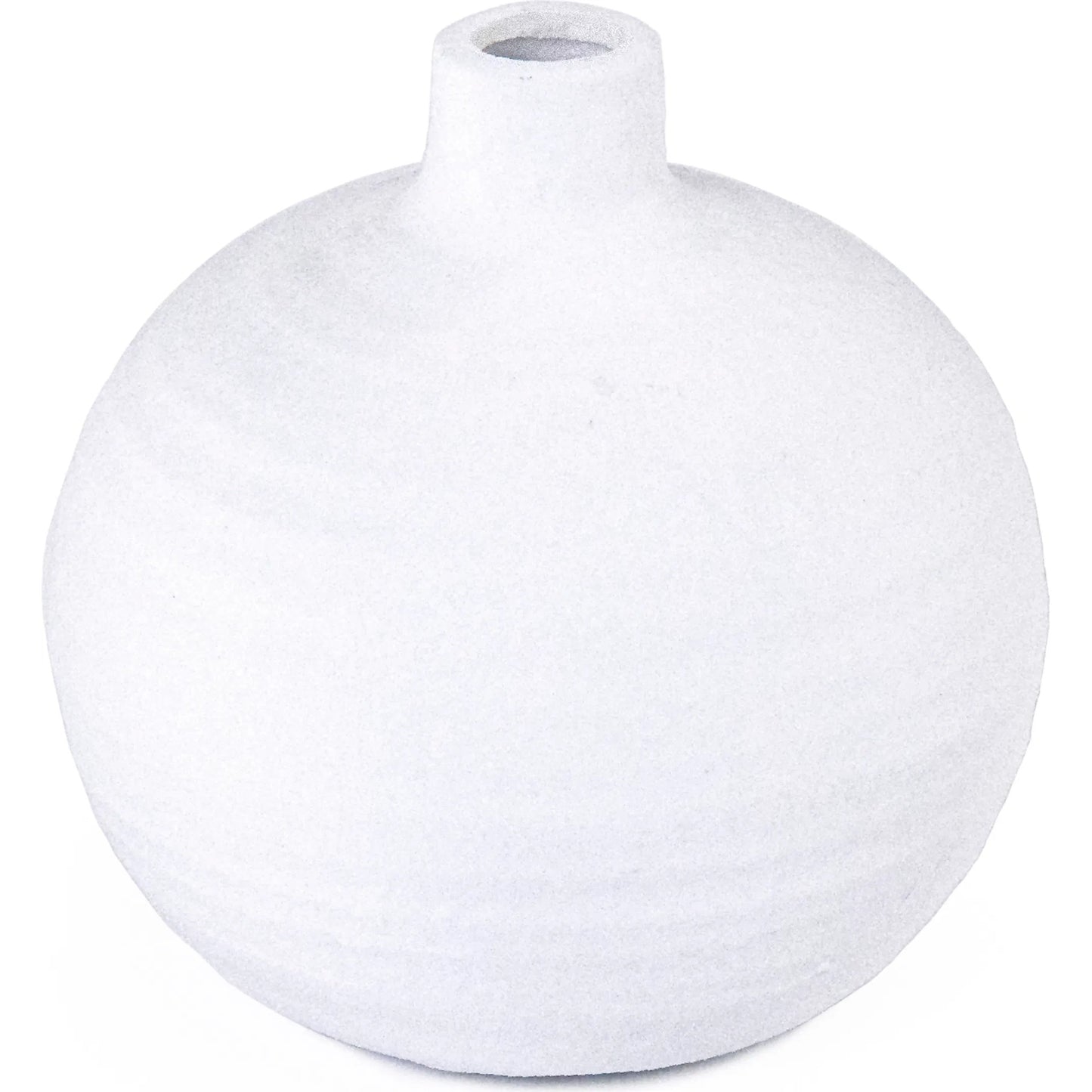 003 SI-2448996 | Additional Silo | White Vase by Zentique in distressed white. Made from ceramic in a unique style.
