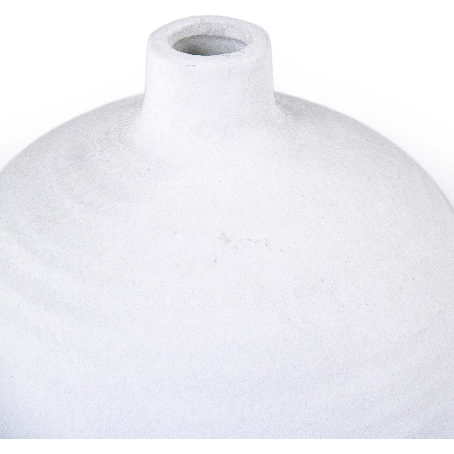 004 SI-2448996 | Additional Silo | White Vase by Zentique in distressed white. Made from ceramic in a unique style.