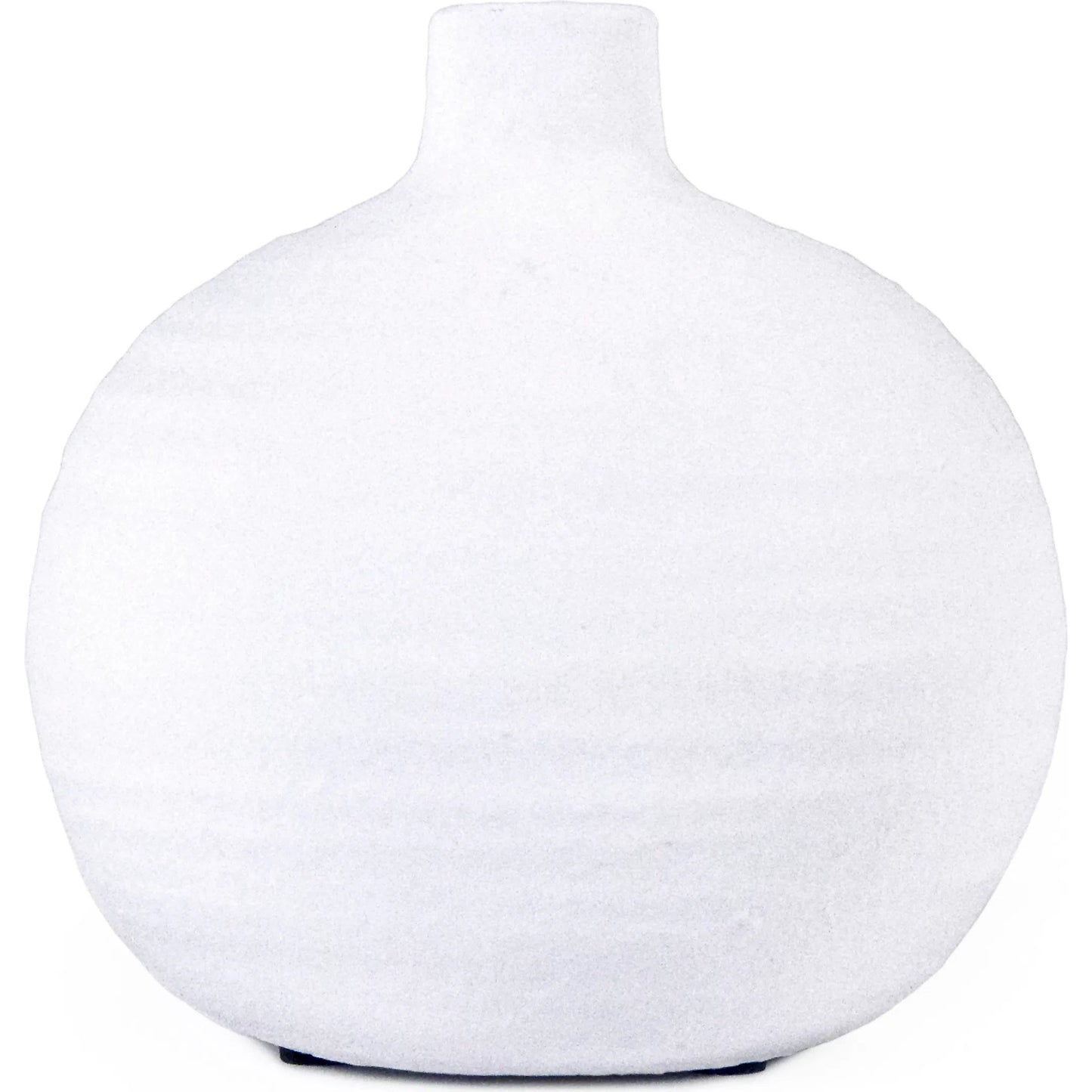 001 SI-2448996 | Primary Silo | White Vase by Zentique in distressed white. Made from ceramic in a unique style.