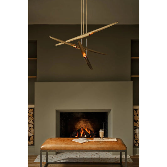 Concorde Chandelier by Regina Andrew. Made from steel in a modern style.