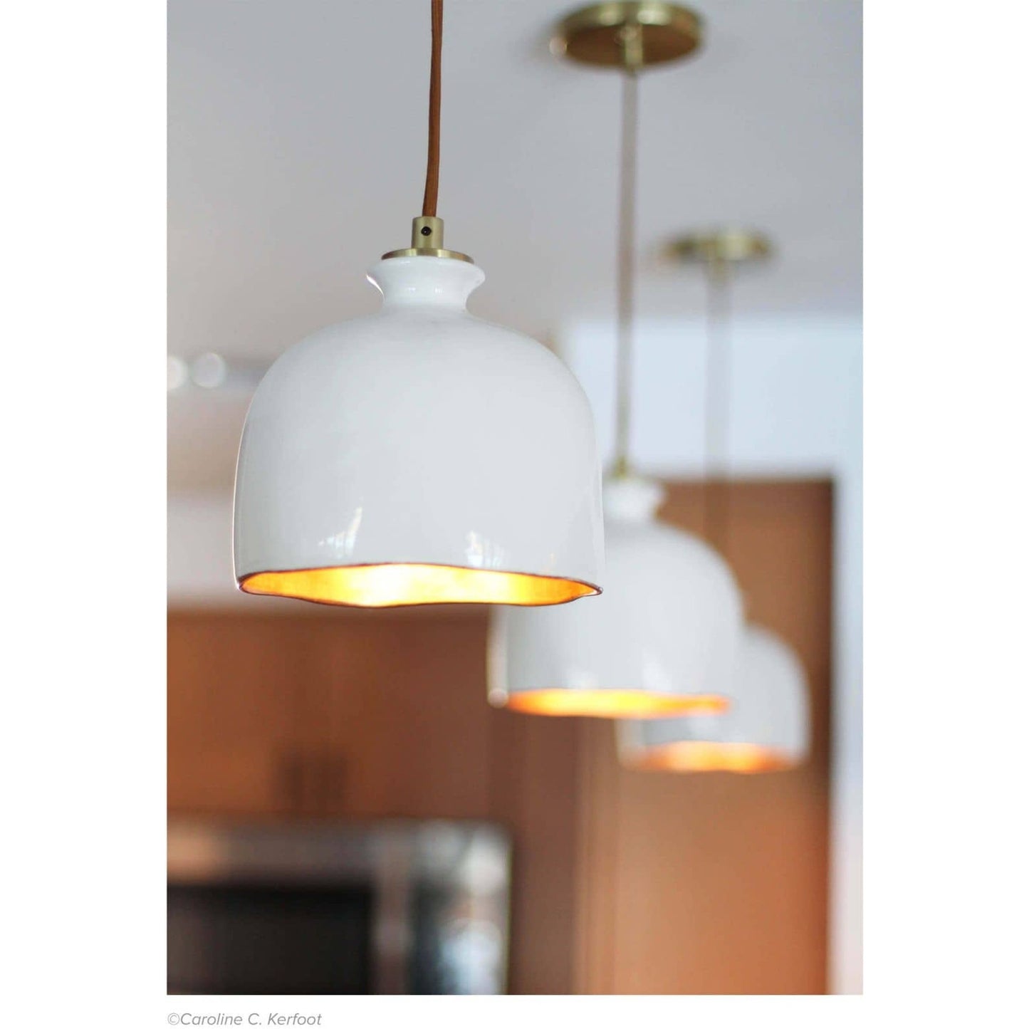 009 S-286734 | Lifestyle | Bianca Ceramic Pendant by Regina Andrew in white, natural and white. Made from ceramic in a modern style.