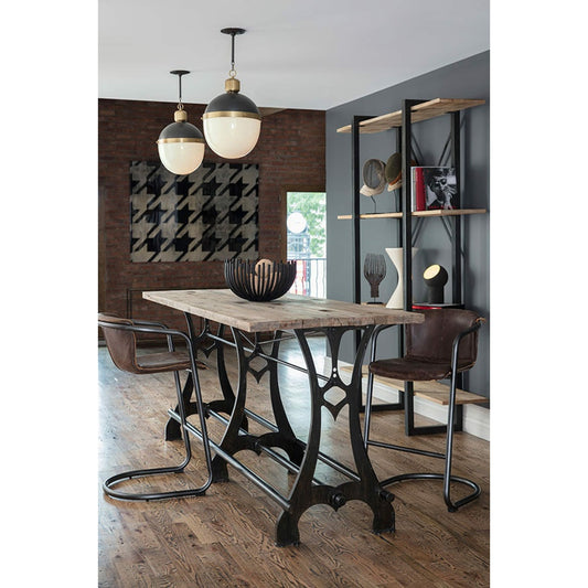 Otis Pendant by Regina Andrew. Made from steel in a modern style.