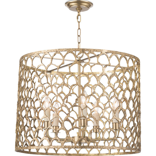 001 S-286768 | Primary Silo | Cabana Chandelier by Regina Andrew in brass and natural brass. Made from brass in a transitional style.
