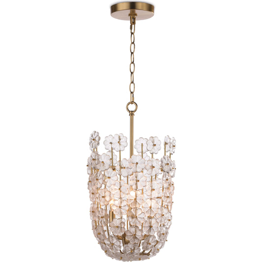 Charlotte Pendant by Regina Andrew in brass and natural brass. Made from steel in a modern style.