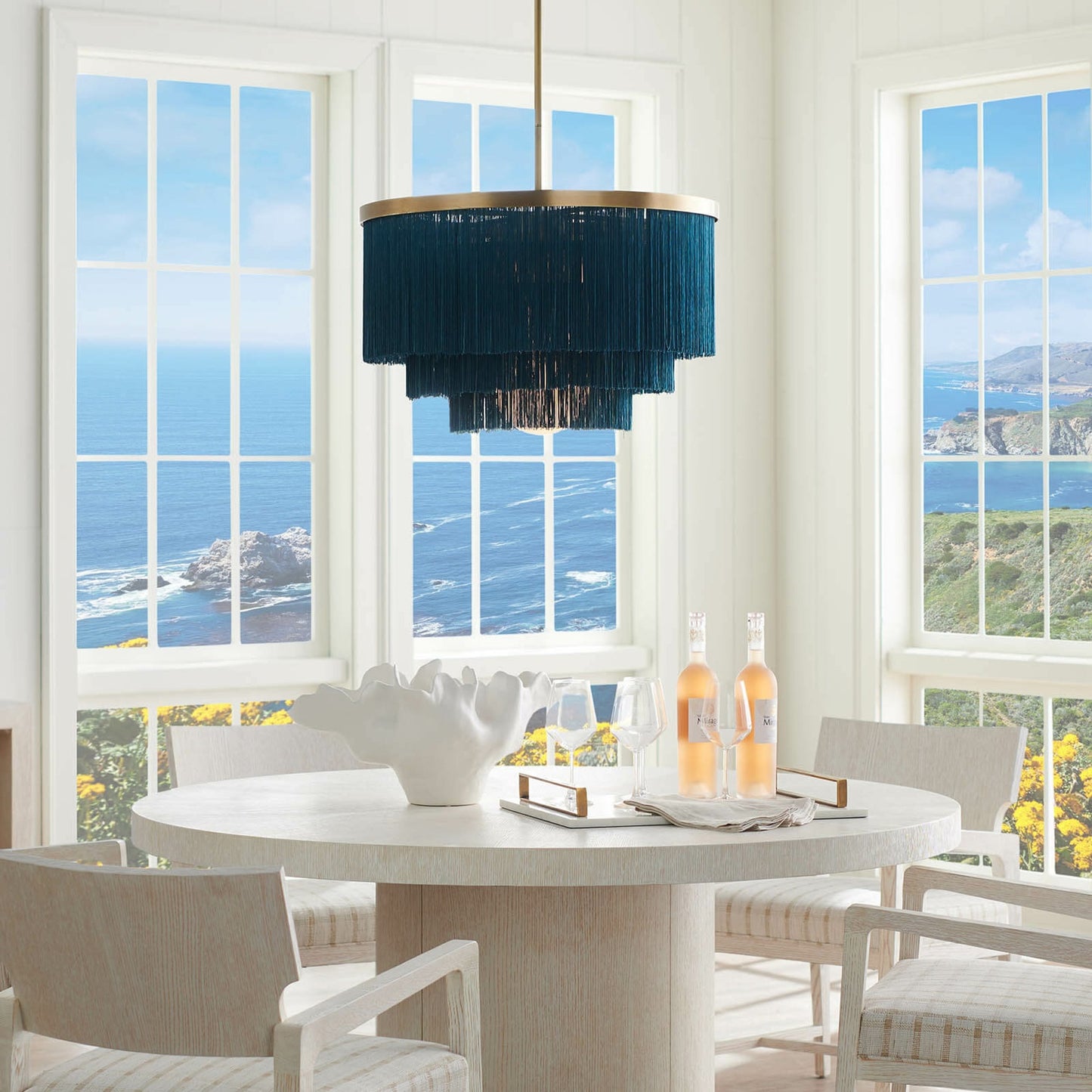012 SR-769886 | Lifestyle | Cabaret Fringe Chandelier by Regina Andrew. Made from unique in a modern style.