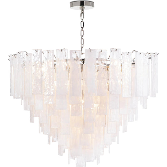 Glacier Chandelier by Regina Andrew. Made from glass in a transitional style.