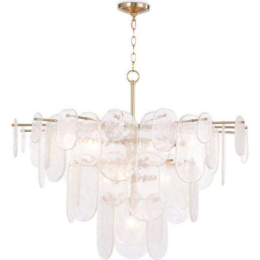 001 SI-2134531 | Primary Silo | Echo Chandelier by Regina Andrew. Made from glass in a modern style.