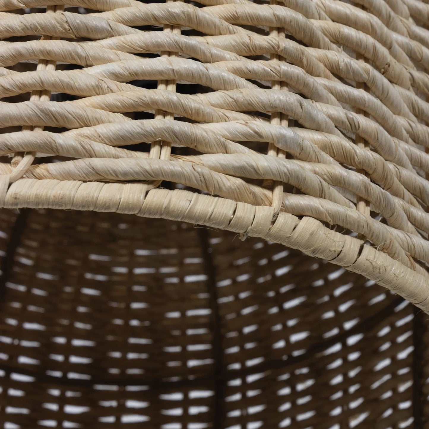 002 SI-2528176 | Closeup | Selene Pendant by Regina Andrew in natural. Made from rattan in a unique style.