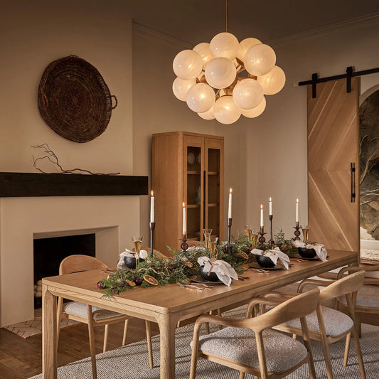 Shine Chandelier, Swirled Glass by Regina Andrew. Made from glass in a modern style.