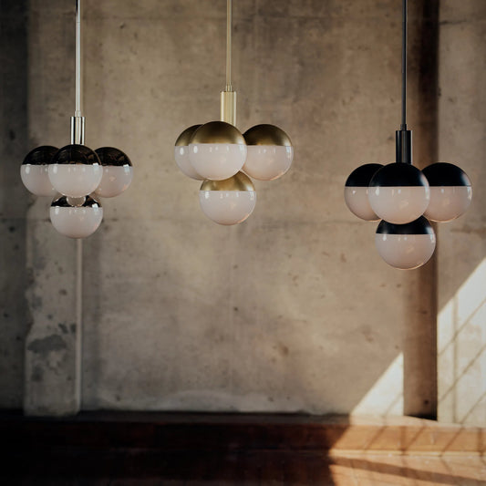 Oliver Pendant by Regina Andrew. Made from steel in a unique style.