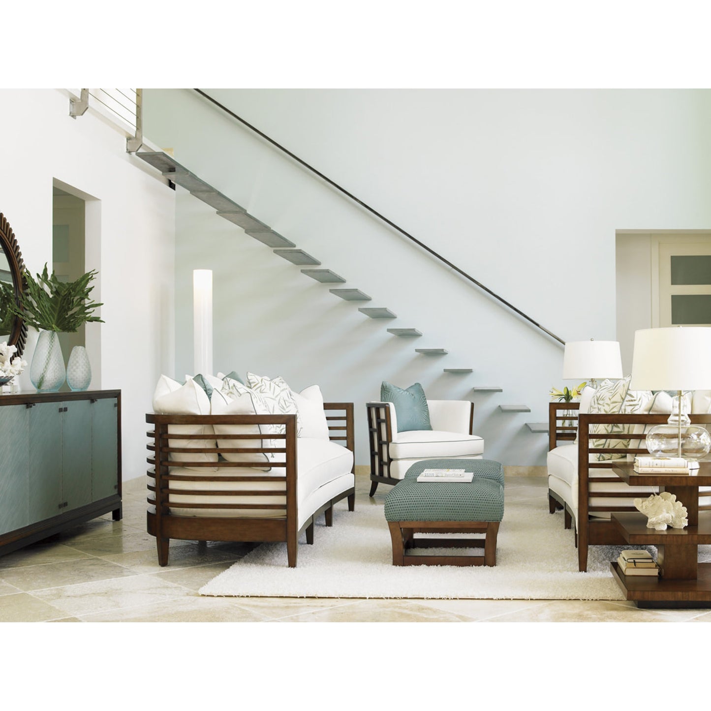 006 SR-836410 | Lifestyle | Sea Glass Buffet by Tommy Bahama Home. Made from unique in a modern style.