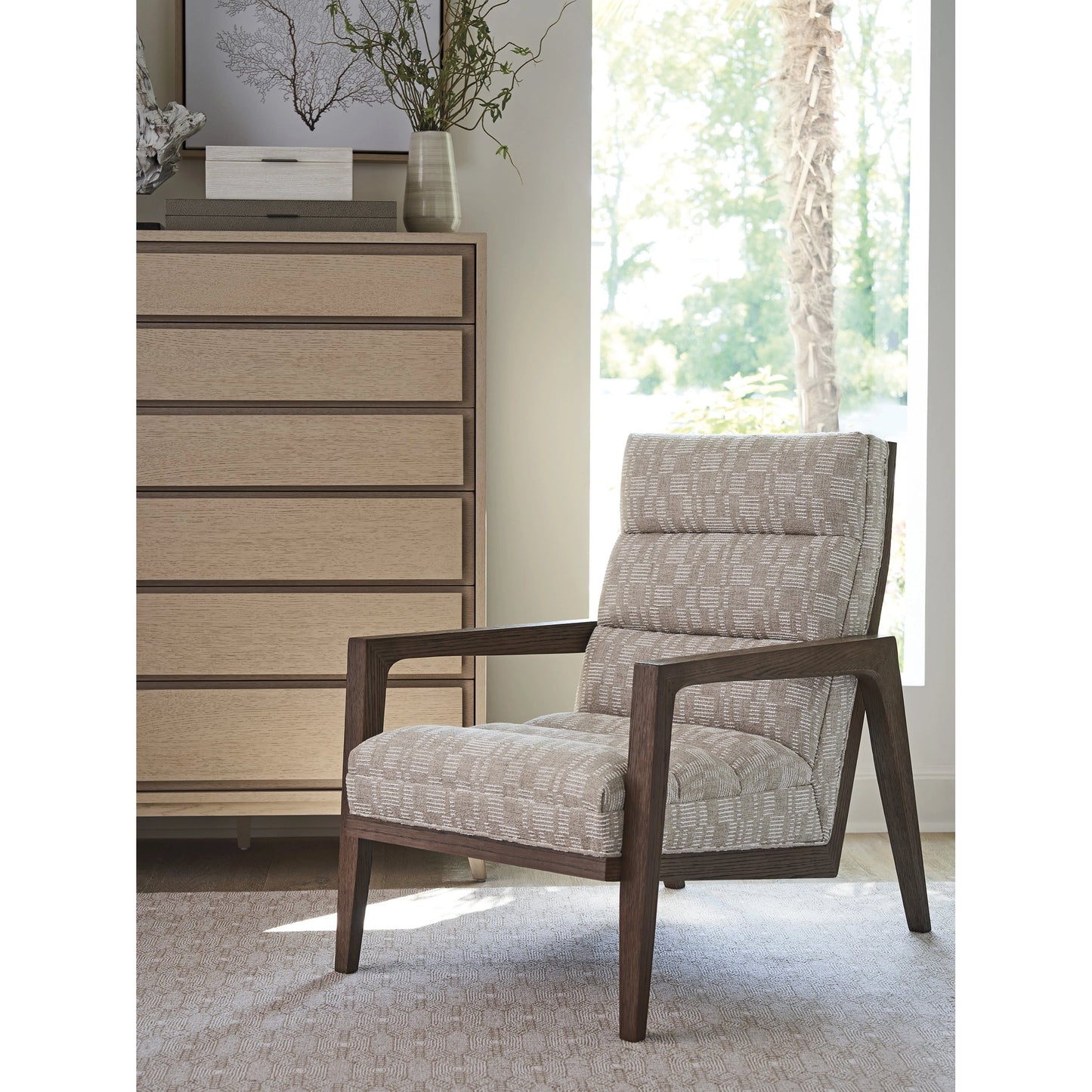 003 SI-2136922 | Lifestyle | Hayley Chair by Tommy Bahama Home. Made from unique in a transitional style.