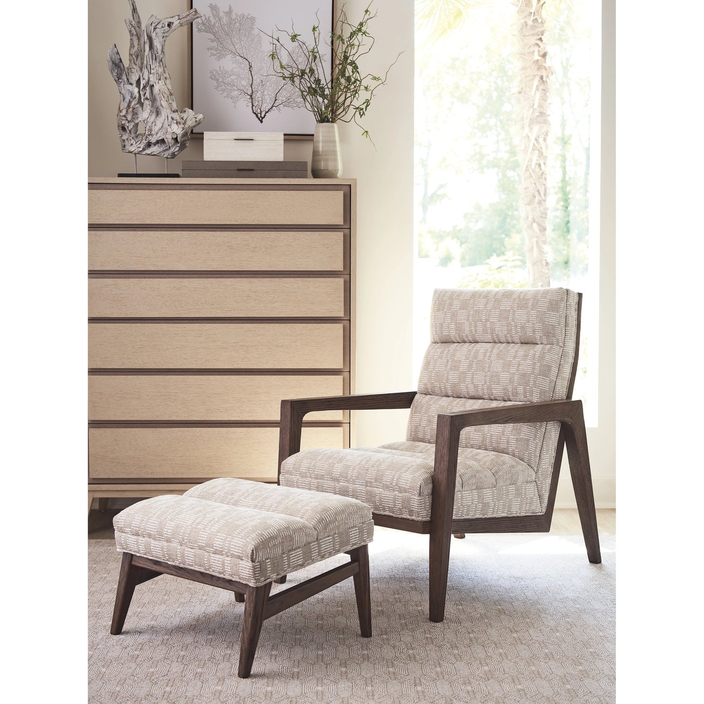 004 SI-2136879 | Lifestyle | Mason Chest by Tommy Bahama Home in sand drift. Made from unique in a modern style.