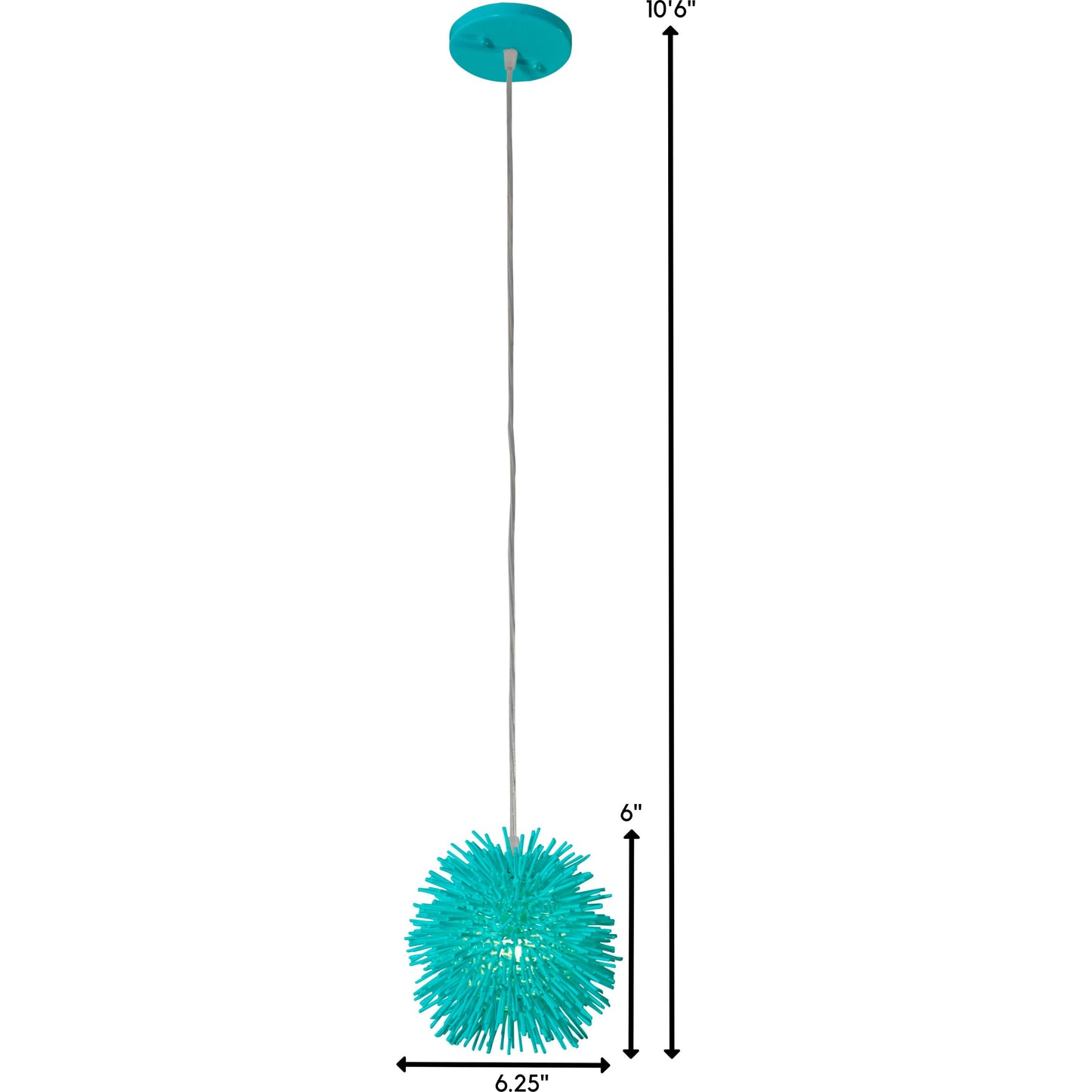 016 SR-818276 | Additional Silo | Urchin Uber Mini Pendant by Varaluz. Made from unique in a eclectic & global style.