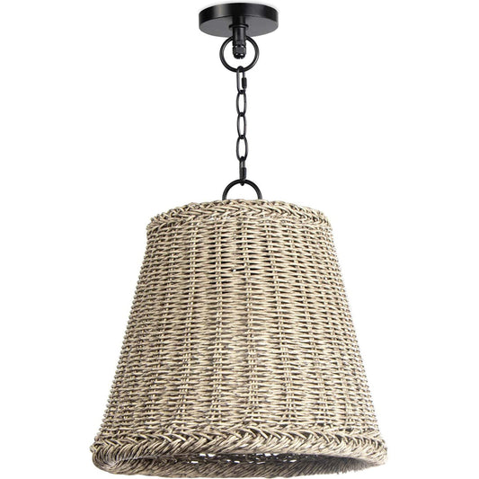 Augustine Outdoor Pendant by Regina Andrew in white. Made from plastic in a coastal style.