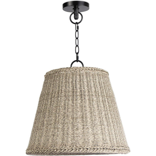 Augustine Outdoor Pendant by Regina Andrew in white. Made from plastic in a coastal style.