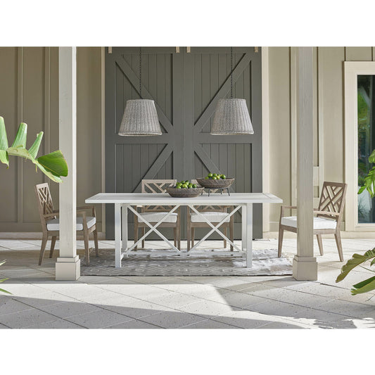 Augustine Outdoor Pendant by Regina Andrew in white. Made from plastic in a coastal style.