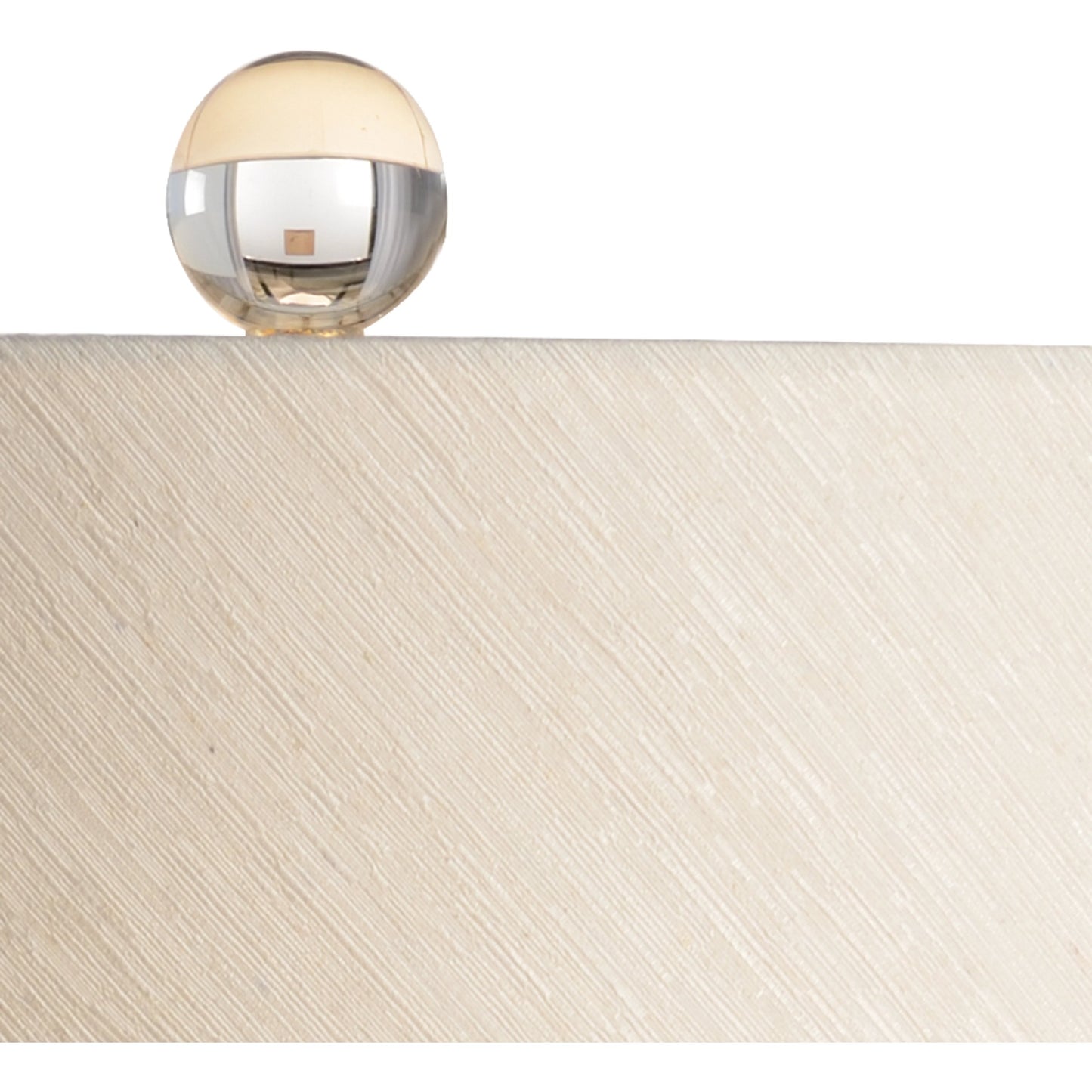 003 SR-384671 | Closeup | Amalfi Lamp by Wildwood in hand sculpted, aged cream glaze. Made from ceramic, porcelain in a modern style.