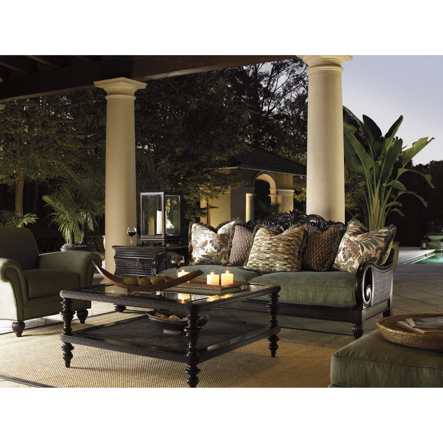 006 SR-836534 | Lifestyle | Tropic Cocktail Table by Tommy Bahama Home. Made from unique in a traditional style.