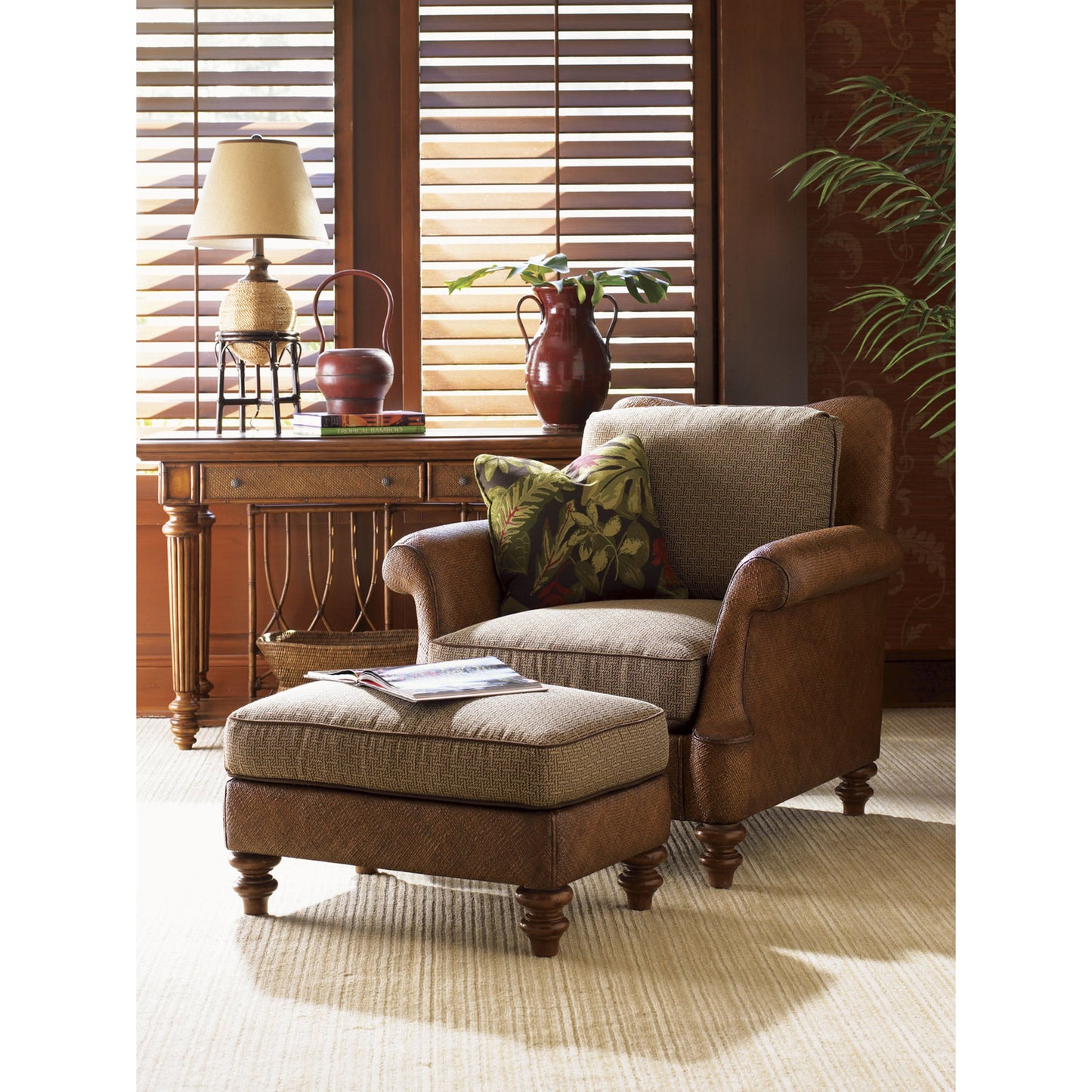 003 SR-836285 | Lifestyle | Nassau Sideboard by Tommy Bahama Home. Made from unique in a traditional style.