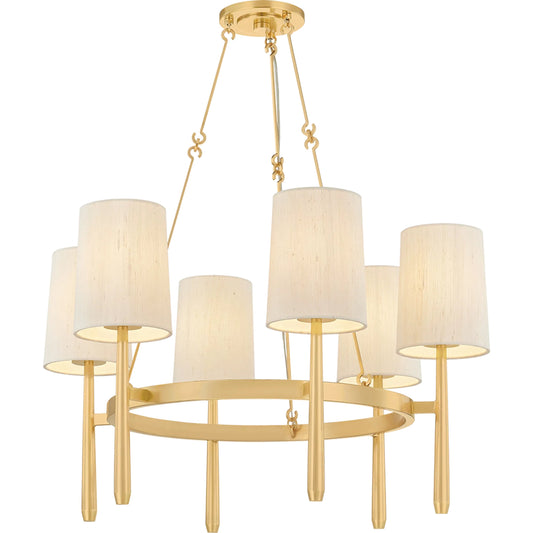 001 SI-2374252 | Primary Silo | Bridgeton Chandelier by Hudson Valley in aged brass. Made from steel in a traditional style.