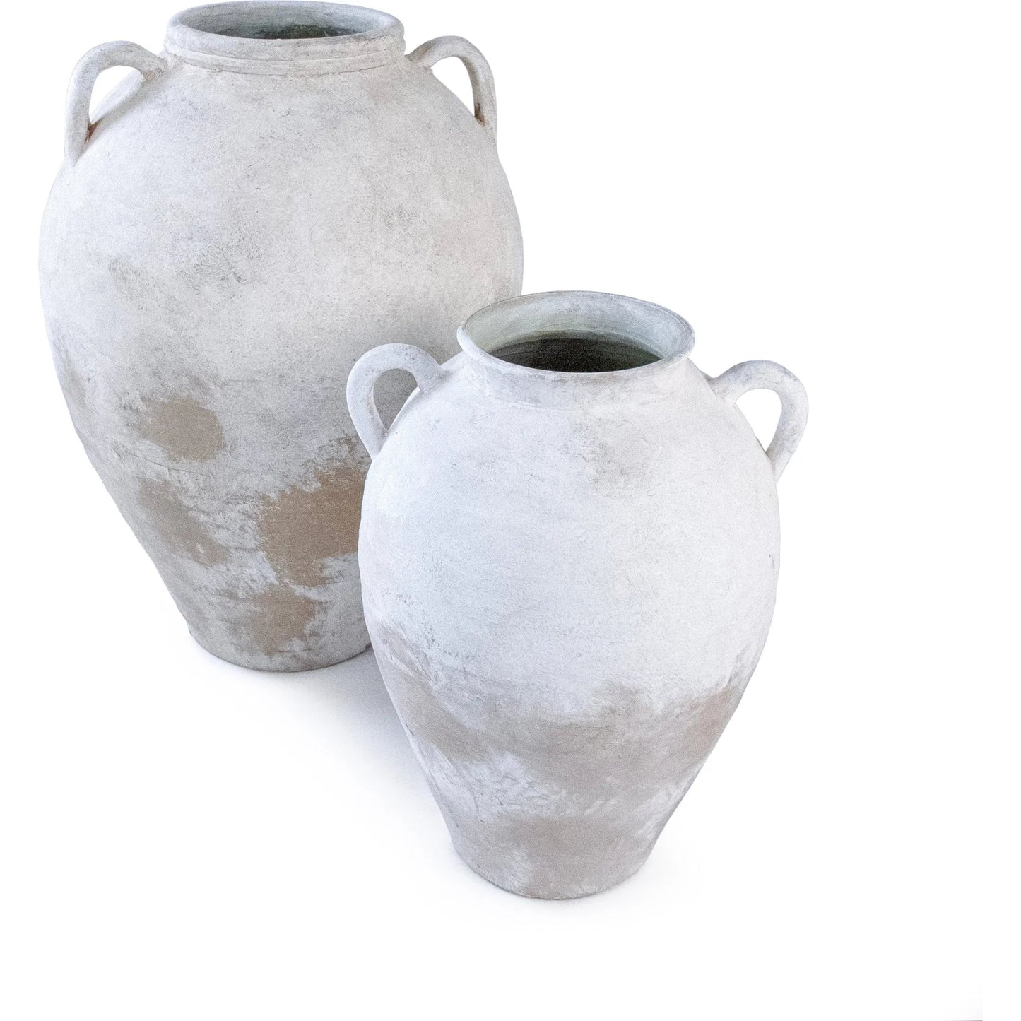 004 SI-2633255,SI-2633256 | Additional Silo | George Vase by Zentique in terracotta and brown. Made from terracotta in a unique style.