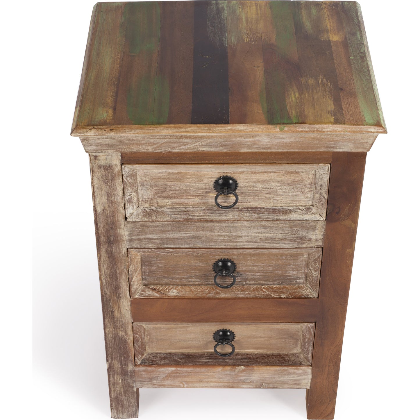 004 O-BUTLER-1837290 | Additional Silo | Arya Rustic Accent Chest by Butler Specialty Company in assorted and artifacts. Made from assorted old collected, re-cycled wood in a cottage & farmhouse style.
