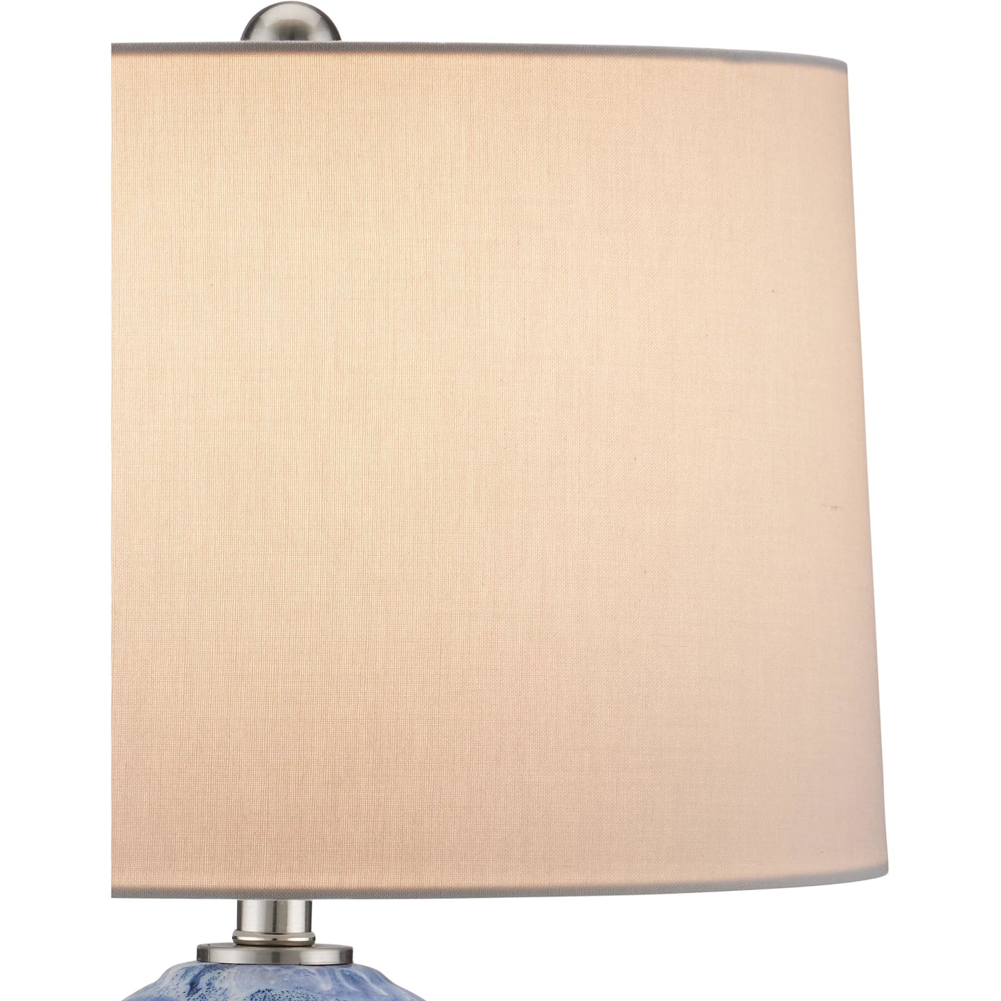 003 SI-2191800 | Additional Silo | Pallas Table Lamp by Currey and Company in blue, white, brushed nickel. Made from ceramic in a modern style.